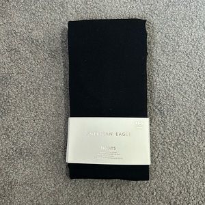 american eagle black tights